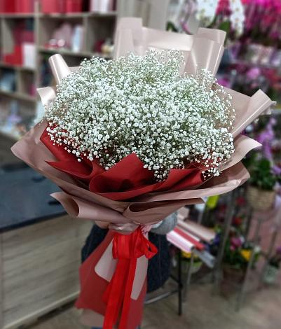 Букет цветов из: Гипсофила в Бороздиновской