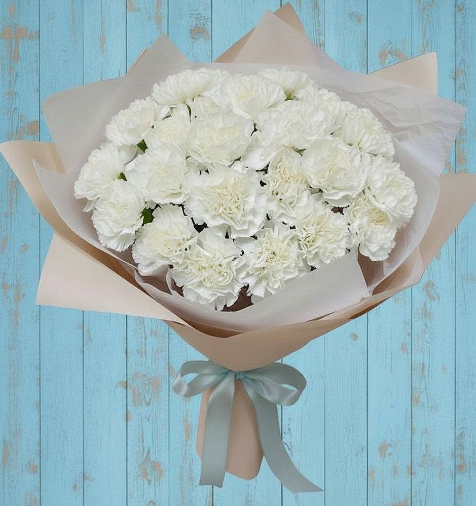 Букет цветов из: Гвоздики в Бороздиновской