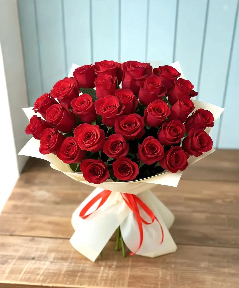 Букет 29 Красных роз в Бороздиновской