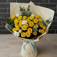 Букет цветов из:  Розы #REPLACE_PRED# Бороздиновской