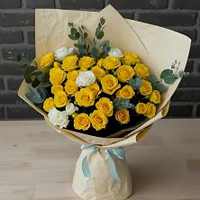 Букет цветов из:  Розы в Бороздиновской