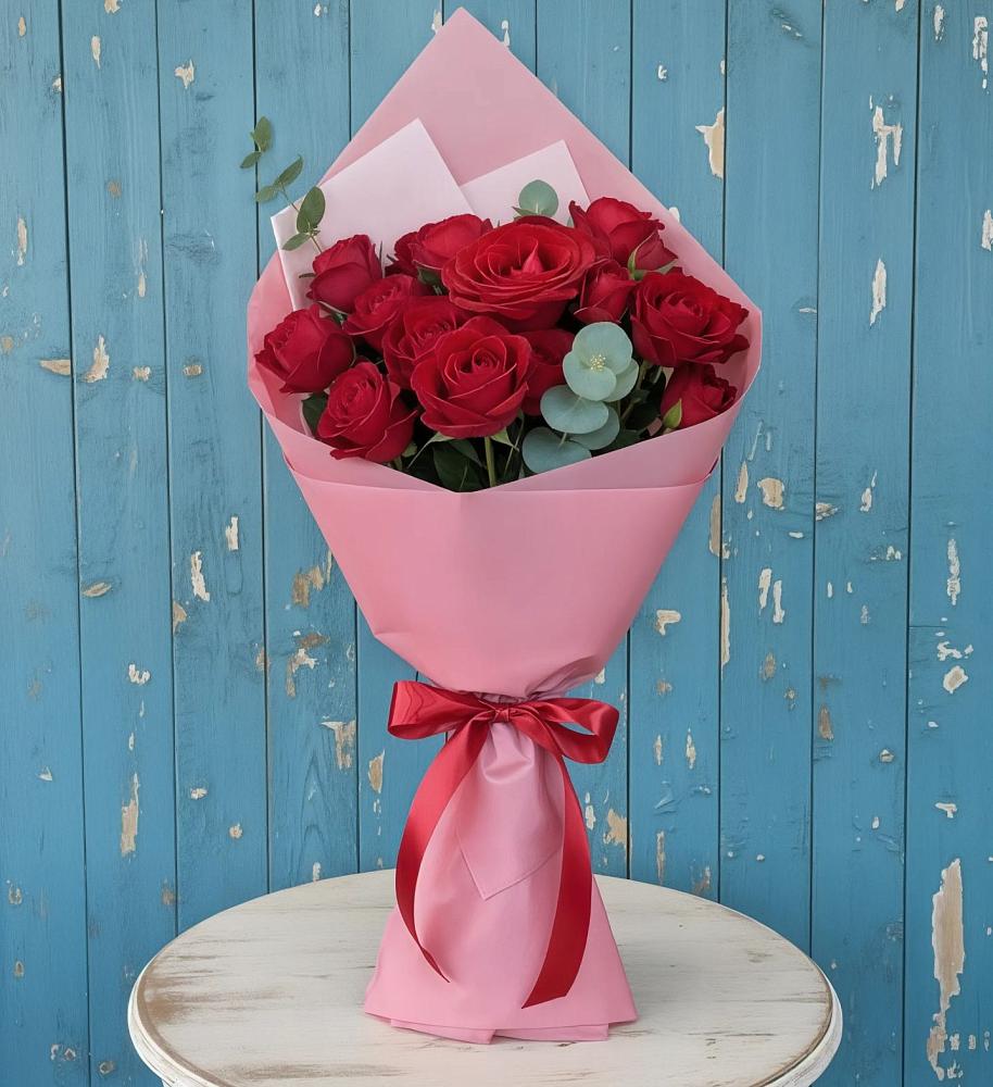 Букет цветов из: Розы в Бороздиновской