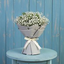 Букет цветов из:  Гипсофила в Бороздиновской