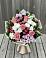 Букет цветов из: Альстромерии, Гвоздики, Розы и Хризантемы в Бороздиновской