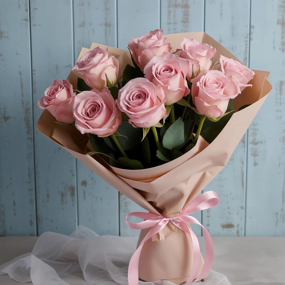 Букет цветов из: Розы в Бороздиновской