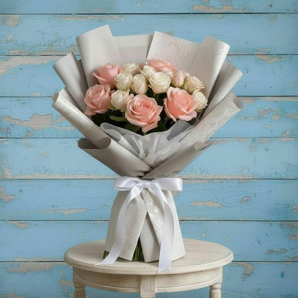 Букет цветов из: Розы в Бороздиновской