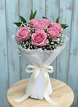 Букет цветов из:  Розы в Бороздиновской