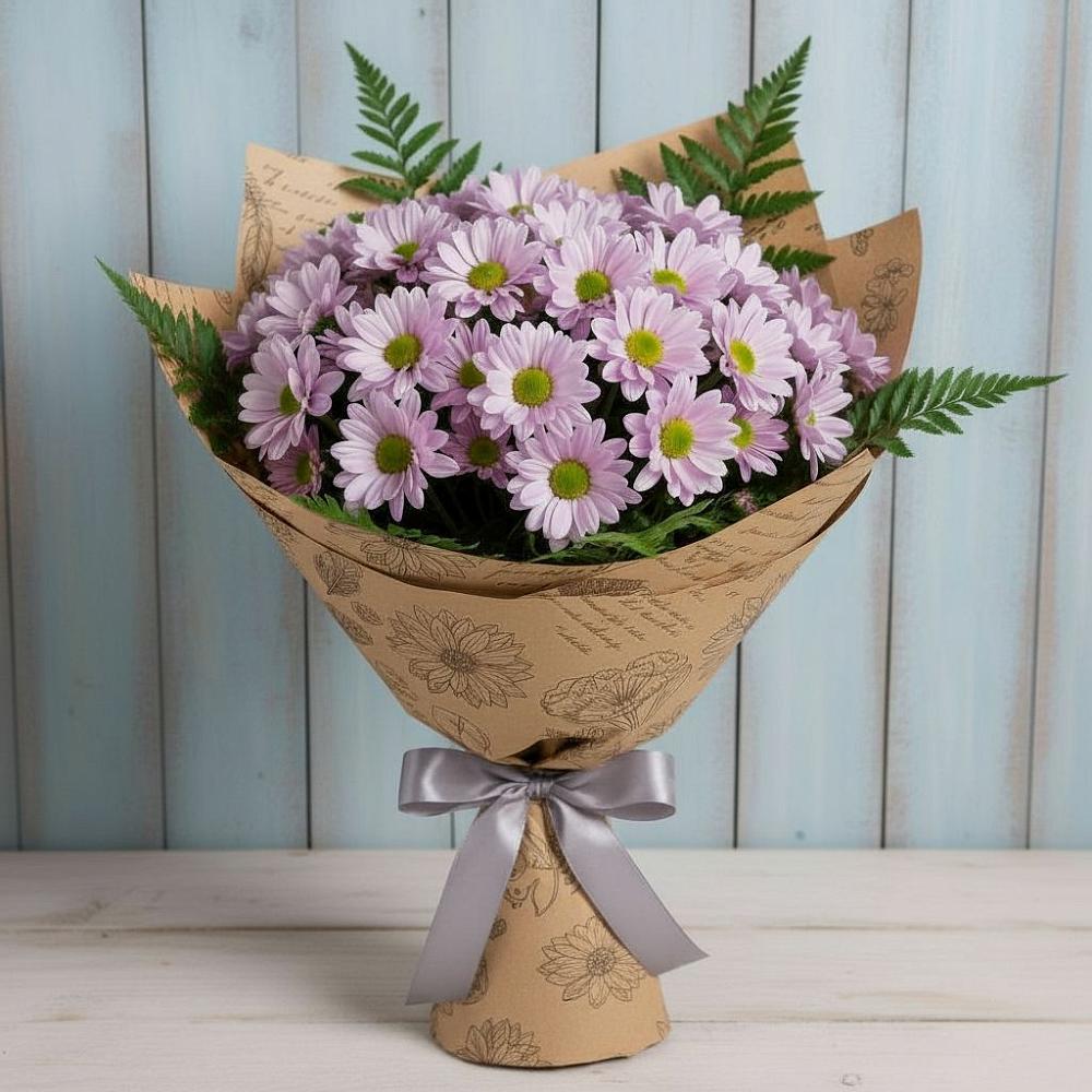Букет цветов из: Хризантемы в Бороздиновской