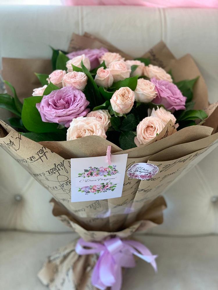 Букет цветов из: Розы в Бороздиновской