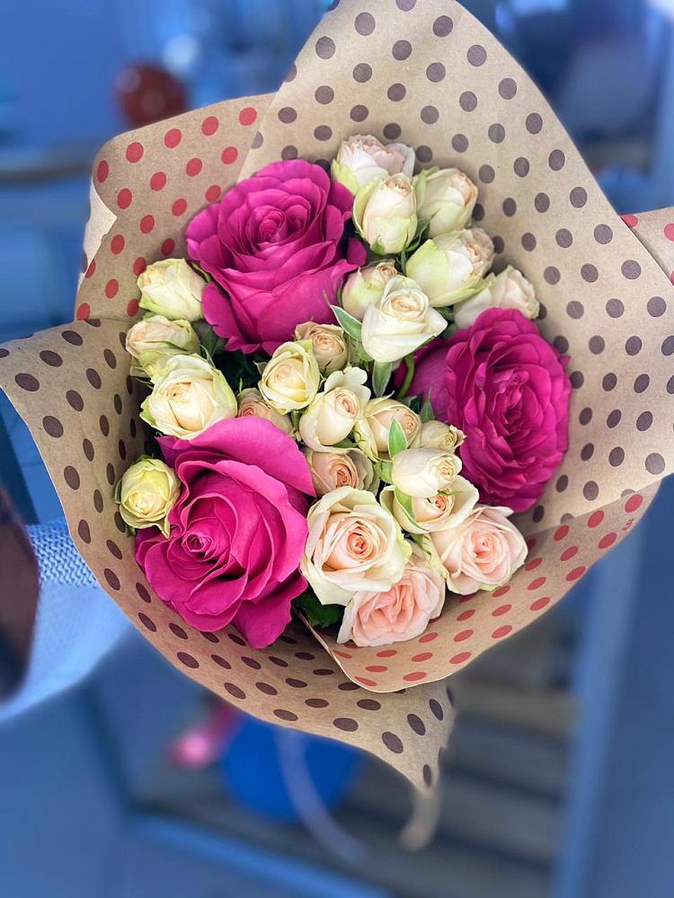 Букет цветов из: Розы в Бороздиновской