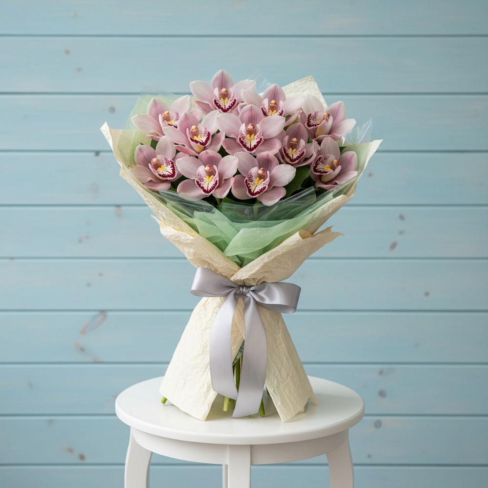 Букет цветов из: Орхидеи и Розы в Бороздиновской