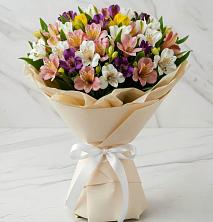 Букет цветов из:  Альстромерии в Бороздиновской
