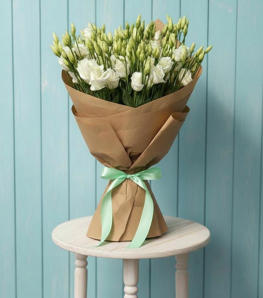 Букет цветов из: Лизиантусы в Бороздиновской