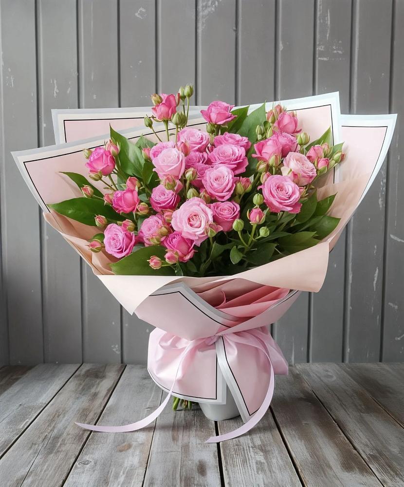 Букет Розовый кустик в Бороздиновской