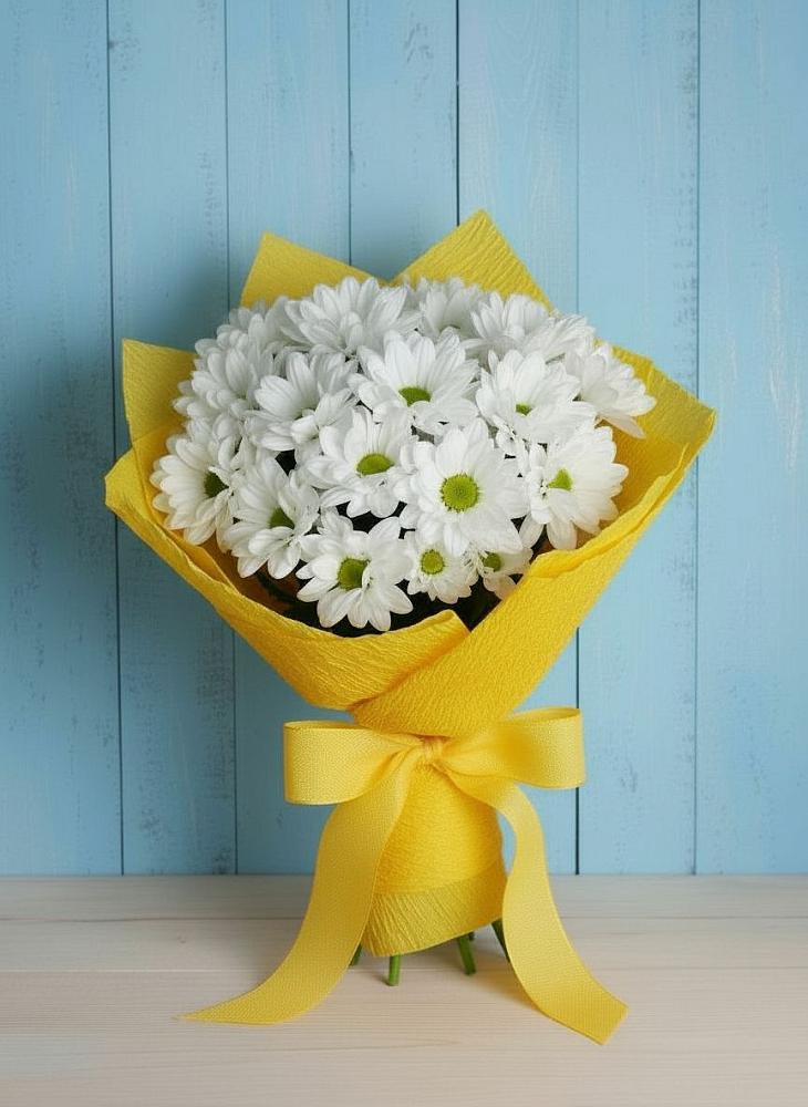 Букет цветов из: Хризантемы в Бороздиновской