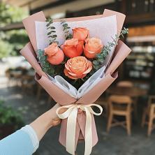 Букет цветов из:  Розы в Бороздиновской