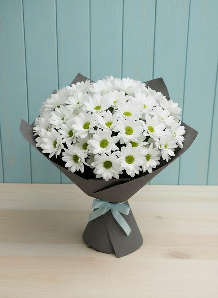 Букет цветов из: Хризантемы в Бороздиновской