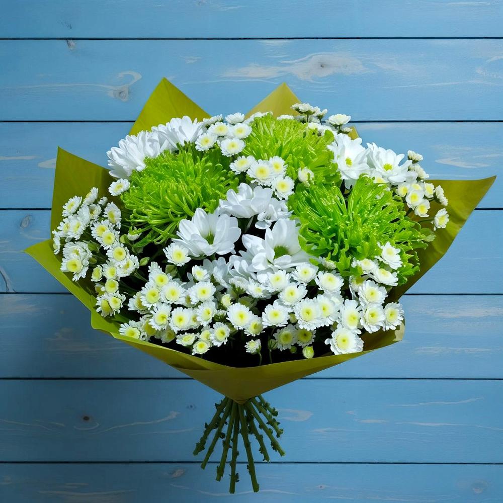 Букет цветов из: Хризантемы в Бороздиновской