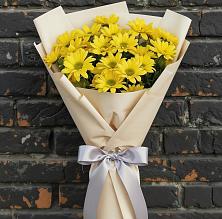 Букет цветов из:  Хризантемы #REPLACE_PRED# Бороздиновской