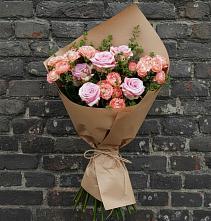 Букет цветов из:  Розы в Бороздиновской