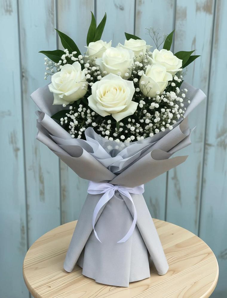 Букет цветов из: Розы в Бороздиновской