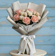 Букет цветов из:  Розы #REPLACE_PRED# Бороздиновской
