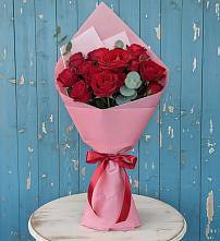 Букет цветов из:  Розы в Бороздиновской