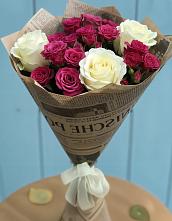 Букет цветов из:  Розы в Бороздиновской