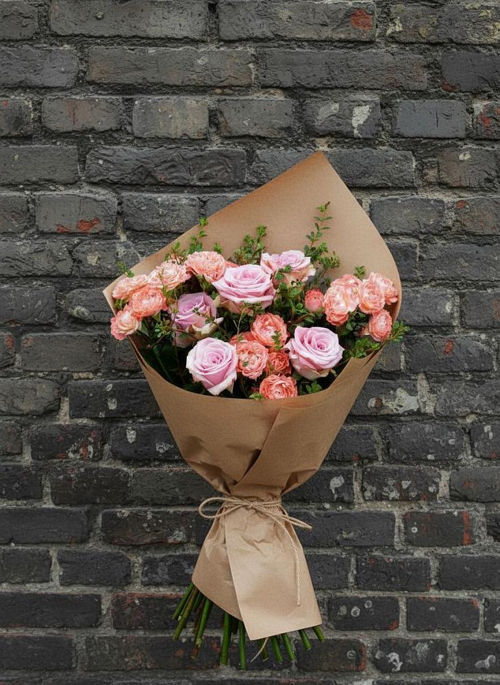 Букет цветов из: Розы в Бороздиновской