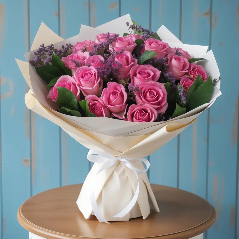 Букет цветов из: Розы в Бороздиновской