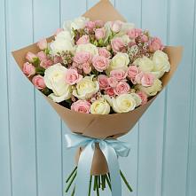 Букет цветов из:  Розы в Бороздиновской